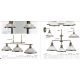 Pendule, Lustre suspendate - Pendul design clasic Bistro alama antique