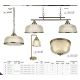 Pendule, Lustre suspendate - Pendul design clasic Bistro II alama antique