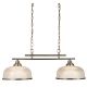 Pendule, Lustre suspendate - Lustra suspendata design clasic Bistro II 2L alama antique