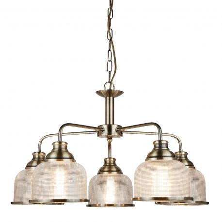 Pendule, Lustre suspendate - Lustra suspendata design clasic Bistro II 5L alama antique