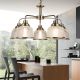 Pendule, Lustre suspendate - Lustra suspendata design clasic Bistro II 5L alama antique