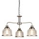 Pendule, Lustre suspendate - Lustra suspendata design clasic Bistro II 3L argintiu satin