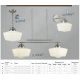 Pendule - Pendul design clasic IP44 School House argintiu satin