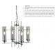 Candelabre, Lustre - Candelabru elegant design modern Milo 4L