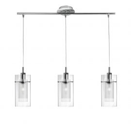 Pendule, Lustre suspendate - Lustra suspendata design modern Duo 3L crom