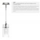 Pendule, Lustre suspendate - Pendul design modern Duo crom