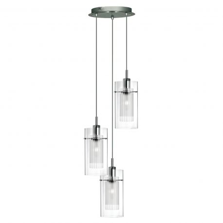 Pendule, Lustre suspendate - Lustra suspendata design modern Duo 3L crom