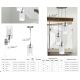 Pendule, Lustre suspendate - Lustra suspendata design modern Duo 3L crom