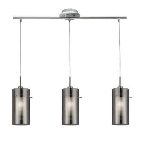 Candelabre, Lustre - Lustra suspendata design modern Duo II 3L crom