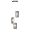 Lustra suspendata design modern Duo II 3L crom