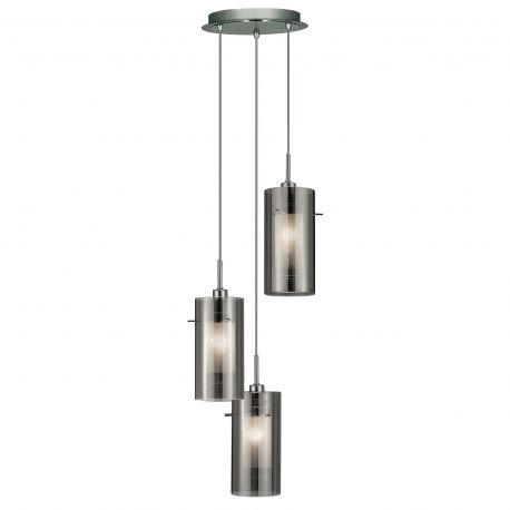 Candelabre, Lustre - Lustra suspendata design modern Duo II 3L crom