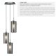 Candelabre, Lustre - Lustra suspendata design modern Duo II 3L crom