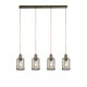 Candelabre, Lustre - Lustra rustica design traditional Pipes 4L