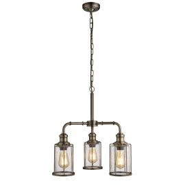 Candelabre, Lustre - Lustra rustica design traditional Pipes 3L