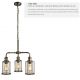 Candelabre, Lustre - Lustra rustica design traditional Pipes 3L