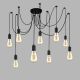 Pendule, Lustre suspendate - Lustra moderna design minimalist Squiggle 9L