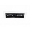 Corp incastrabil cu 2 spoturi LED LIKA FI TRIM 06W 3000K