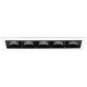 Spoturi tavan fals - Corp incastrabil cu 5 spoturi LED LIKA FI TRIM 12W 3000K