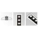Spoturi tavan fals - Corp incastrabil cu 5 spoturi LED LIKA FI TRIM 12W 3000K