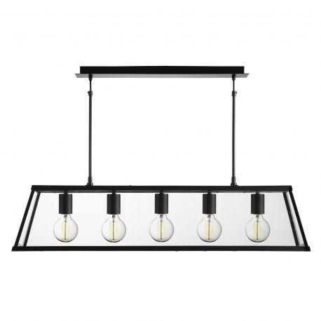 Candelabre, Lustre - Lustra clasica design traditional Voyager 5L negru