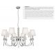 Candelabre, Lustre - Candelabru elegant design modern Portico 8L
