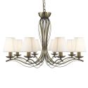 Candelabru stil clasic cu 8 brate Andretti alama antic