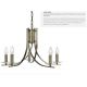 Candelabre, Lustre - Lustra moderna design alama Ascona 5L