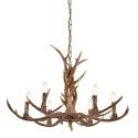 Candelabru deosebit stil rustic Stag 6L