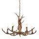 Candelabre, Lustre - Candelabru deosebit stil rustic Stag 6L