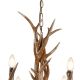 Candelabre, Lustre - Candelabru deosebit stil rustic Stag 6L