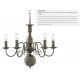 Candelabre, Lustre - Lustra stil rustic Greythorne 5L