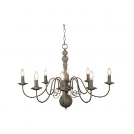 Candelabre, Lustre - Lustra stil rustic Greythorne 8L