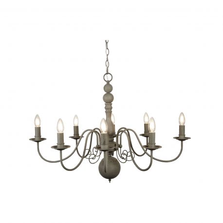 Candelabre, Lustre - Lustra stil rustic Greythorne 8L