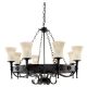 Candelabru stil rustic Cartwheel 8L 