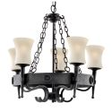 Candelabru stil rustic Cartwheel 5L 