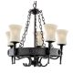 Candelabru stil rustic Cartwheel 5L 