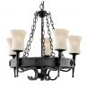 Candelabru stil rustic Cartwheel 5L 