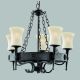 Candelabre, Lustre - Candelabru stil rustic Cartwheel 5L