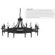 Candelabre, Lustre - Candelabru stil rustic Cartwheel 12L