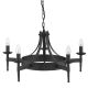 Candelabre, Lustre - Candelabru stil rustic Cartwheel 5L
