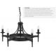 Candelabre, Lustre - Candelabru stil rustic Cartwheel 5L