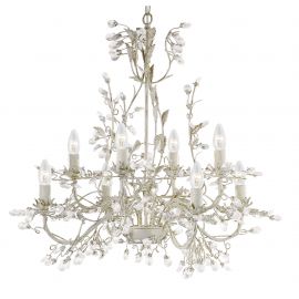 Candelabre, Lustre - Lustra decorativa stil clasic Almandite 8L crem auriu