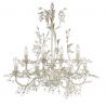 Lustra decorativa stil clasic Almandite 8L crem auriu