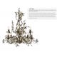 Candelabre, Lustre - Lustra decorativa stil clasic Almandite 8L maro auriu