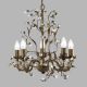 Candelabre, Lustre - Lustra decorativa stil clasic Almandite 5L maro auriu