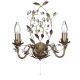 Aplice, corpuri de iluminat pentru pereti - Aplica perete decorativa stil clasic Almandite maro auriu