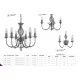 Candelabre, Lustre - Candelabru elegant stil clasic Zanzibar argintiu 3L