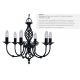 Candelabre, Lustre - Candelabru elegant stil clasic Zanzibar negru 6L