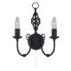 Candelabre, Lustre - Aplica de perete stil clasic Zanzibar neagra