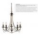 Candelabre, Lustre - Candelabru traditional stil clasic Maypole alama 5L